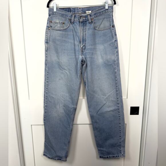 Levi’s 501 100% Cotton Mid Wash High Rise Relaxed Fit Denim Jeans Size 32 L30 - Picture 1 of 8